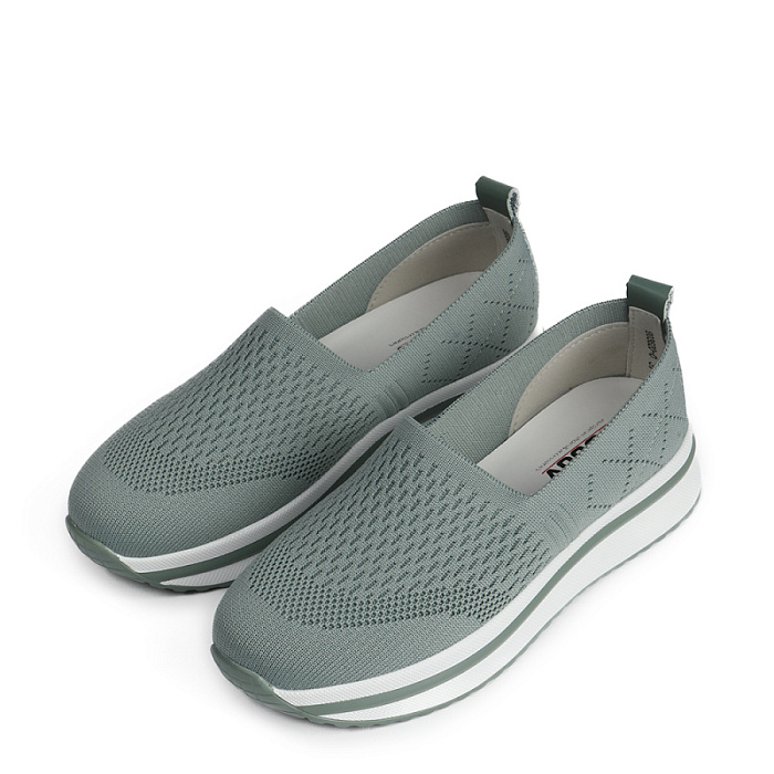 Женские туфли eObuv зеленые, артикул 903620-0