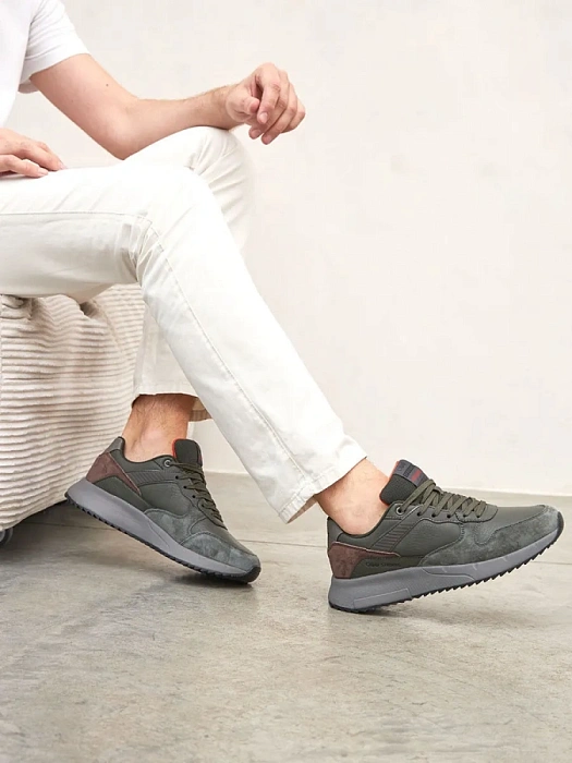 Мужские кроссовки STROBBS хаки, артикул C3480-19