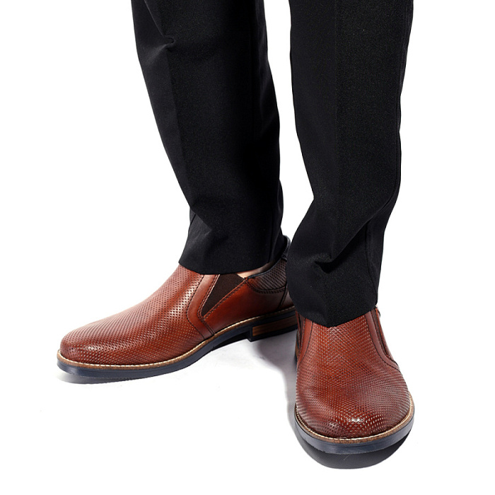 Мужские туфли RIEKER коричневые, артикул 13571-24