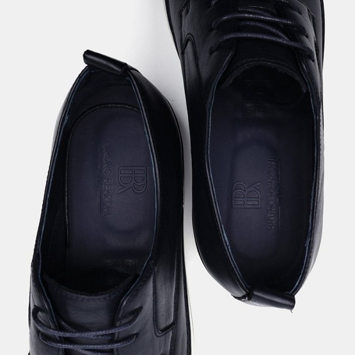 Мужские туфли BRUNO RENZONI  синие, артикул M197A-62B