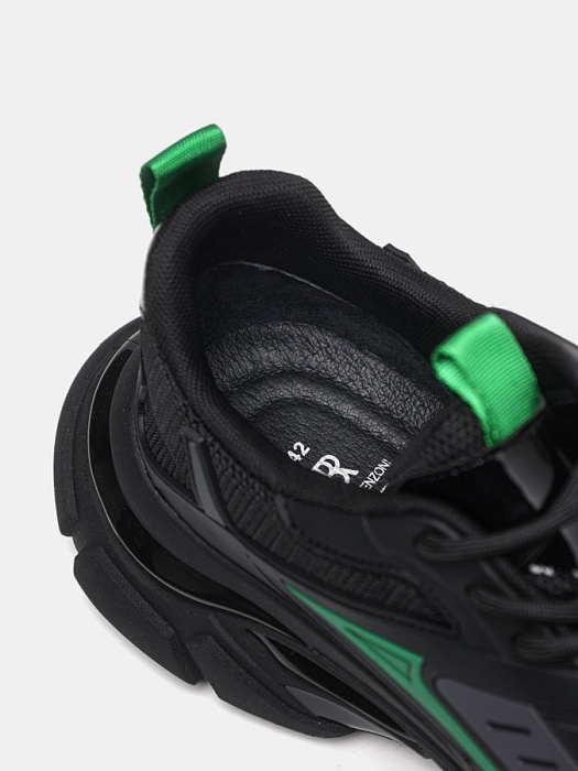 Мужские кроссовки BRUNO RENZONI  черные, артикул VK63-162392