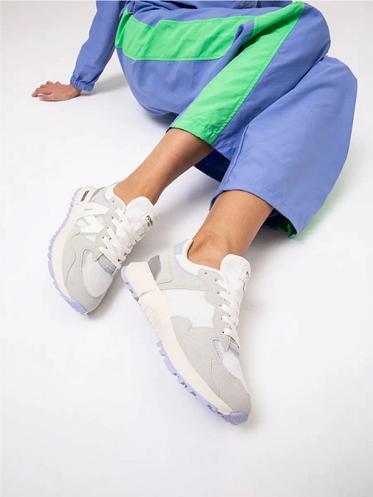 Женские кроссовки eObuv белые/серые, артикул DWZ-S24-LC4-08-3