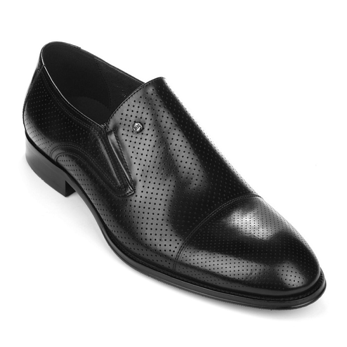 Мужские туфли basic BRUNO RENZONI  черные, артикул 5240B-9033A