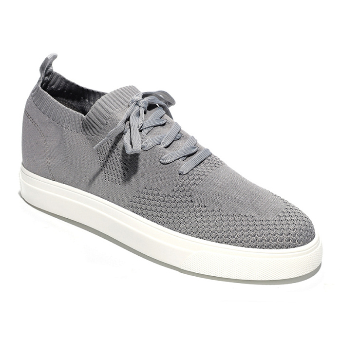 Мужские кеды BRUNO RENZONI  серые, артикул 520-GRI