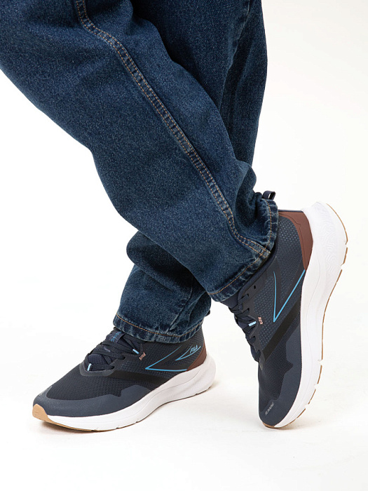 Мужские кроссовки FILA синие, артикул 126218-Z4