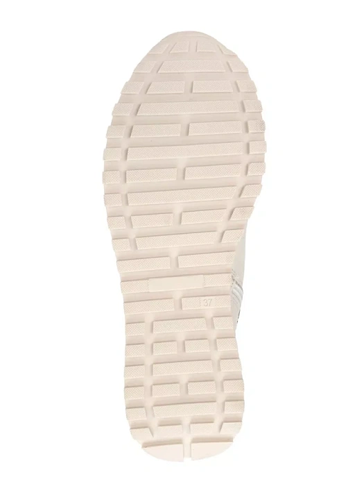 Женские ботинки basic eObuv белые, артикул 9-76220-41-412