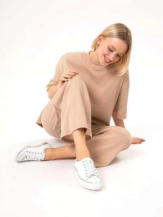 Женские кеды CAPRICE белые, артикул 9-23654-42-197