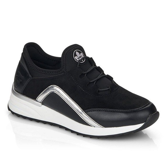 Женские кроссовки RIEKER черные, артикул N8083-00