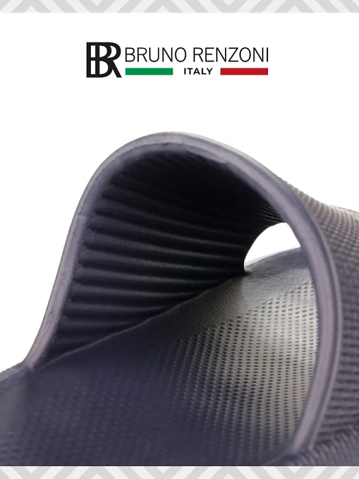 Мужские сабо BRUNO RENZONI  синие, артикул 437267/01-02BR