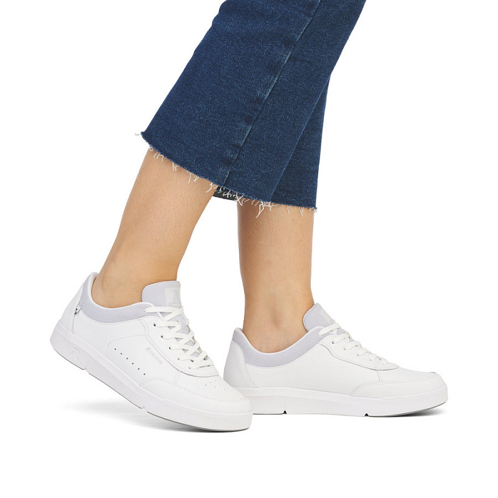 Женские кеды RIEKER белые, артикул 41910-81