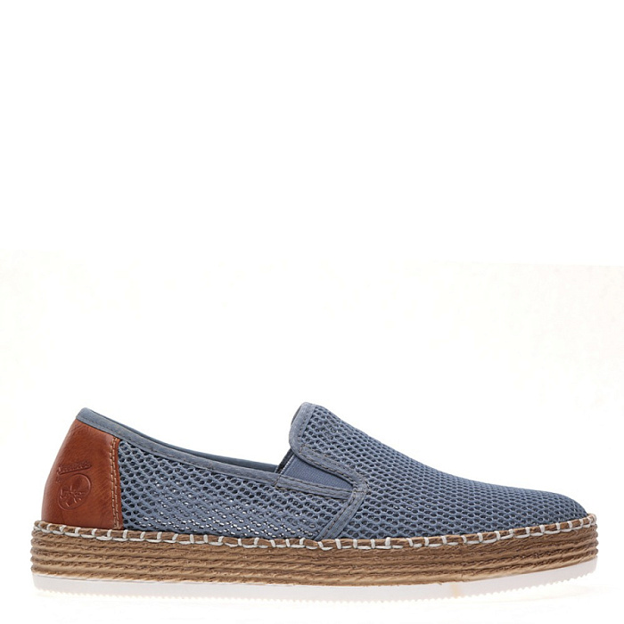 Женские слипоны RIEKER синие, артикул L7873-12
