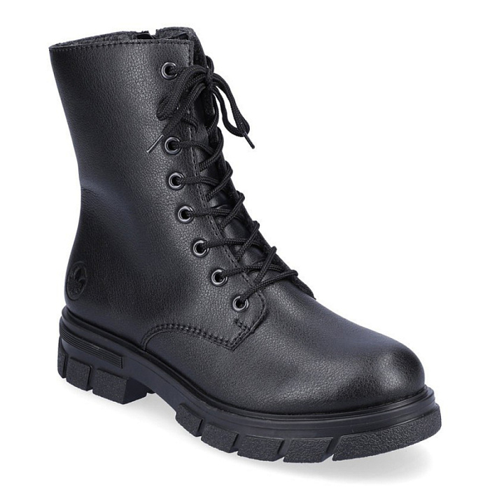 Женские ботинки basic RIEKER черные, артикул Z9120-01