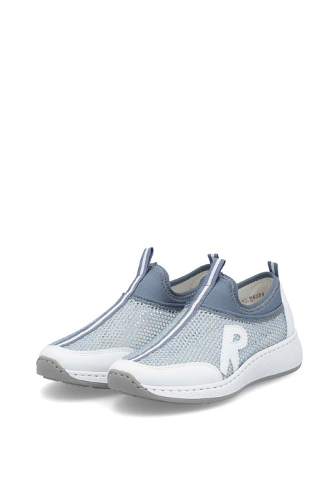 Женские кроссовки RIEKER белые, артикул N5554-12