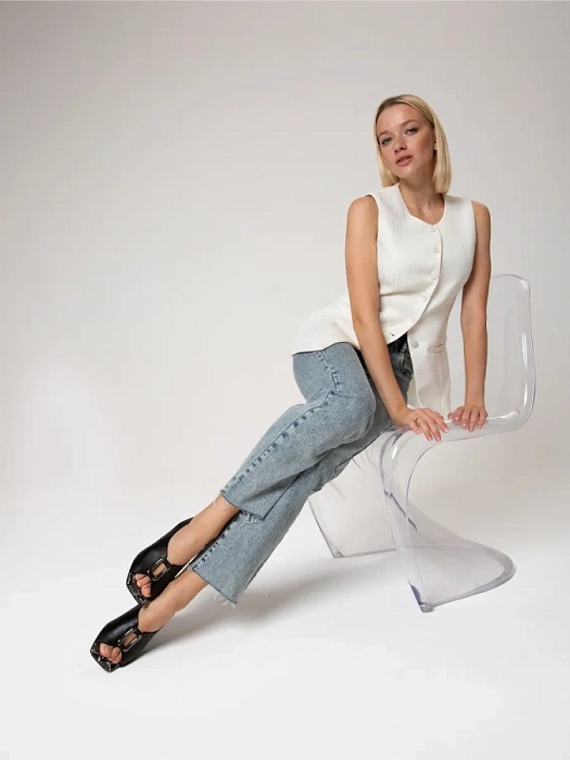 Женские босоножки  SOFIA-ALEXANDRA черные, артикул SA20559-WL