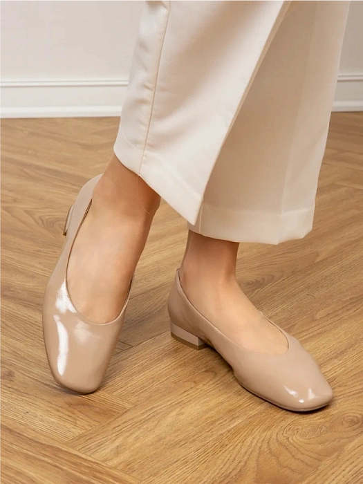 Женские балетки SOFIA-ALEXANDRA бежевые, артикул 38E-HF1000-6267D2