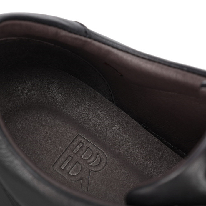 Мужские кеды BRUNO RENZONI  черные, артикул BX866A-38A