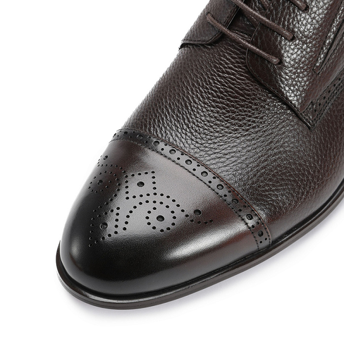 Мужские туфли BRUNO RENZONI  коричневые, артикул 5526A-707D