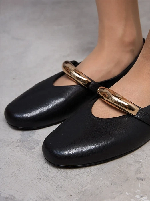 Женские туфли SOFIA-ALEXANDRA черные, артикул 38E-B140-H445D2-25W