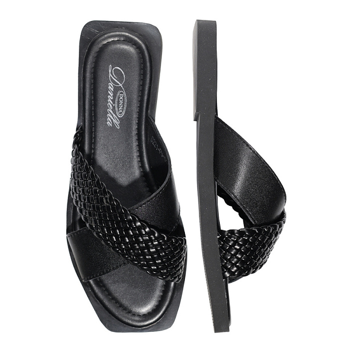 Женские пантолеты Donna Daniella  черные, артикул D221-PV-01-A