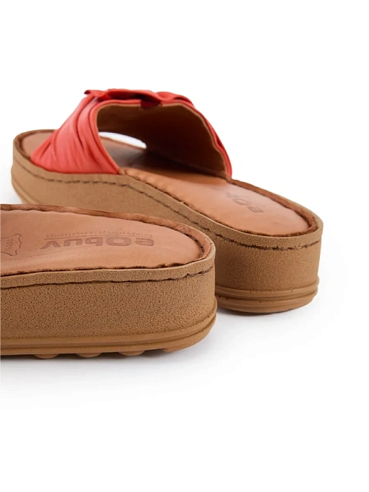 Женские сабо eObuv красные, артикул D25YT-1435-02