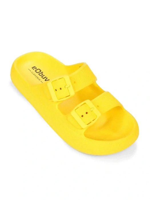 Женские сабо eObuv желтые, артикул 837977/01-02EB