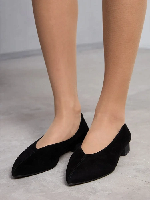 Женские туфли-лодочки SOFIA-ALEXANDRA черные, артикул 38E-HF1239-25W