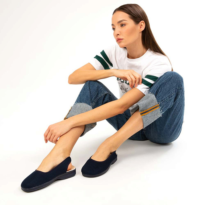 Женские слингбэки IMARA синие, артикул 183_16903_805