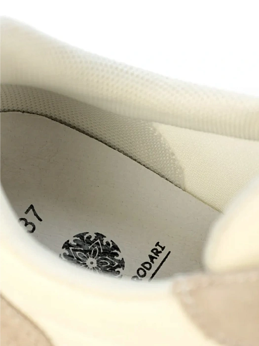 Женские кроссовки FEDERICA RODARI бежевые, артикул 42E-S918-1C