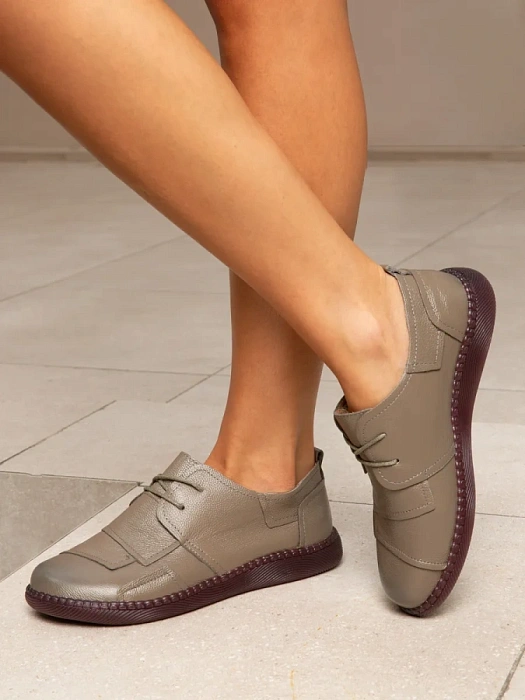 Женские туфли eObuv серые, артикул DB-S22-LM3-2211-13