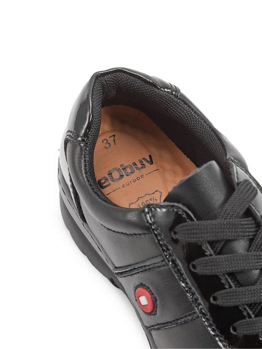 Женские кроссовки eObuv черные, артикул 60738