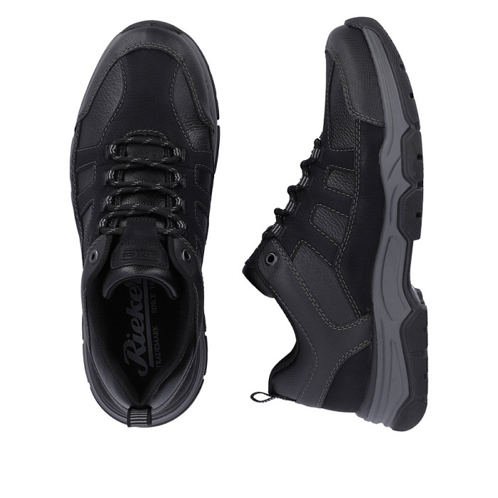 Мужские кроссовки RIEKER черные, артикул 31214-00