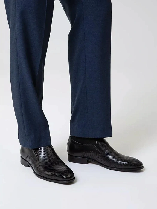 Мужские туфли basic BRUNO RENZONI  черные, артикул 5281B-990A