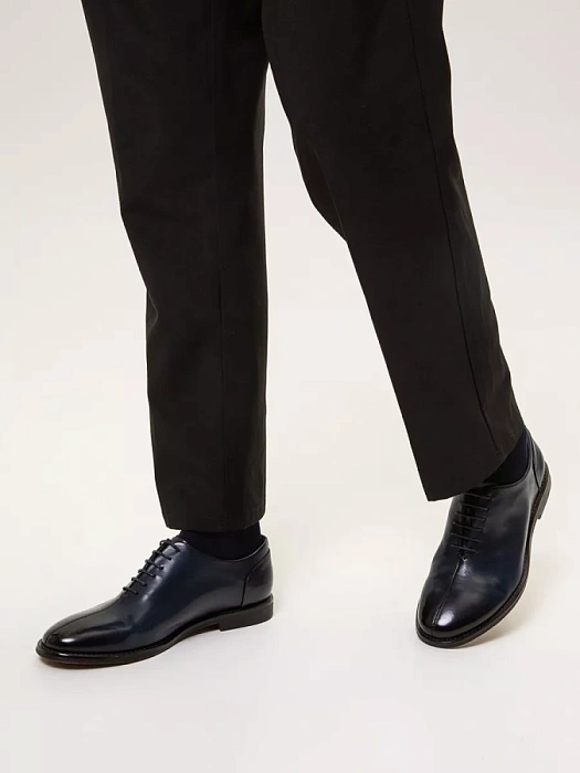 Мужские оксфорды BRUNO RENZONI  синие, артикул G216AB-G5C-BNP