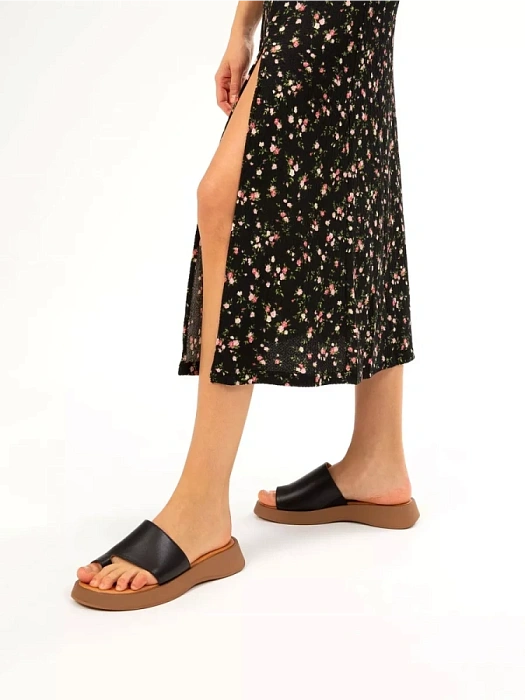 Женские сабо eObuv черные, артикул EO-G-121-24-1