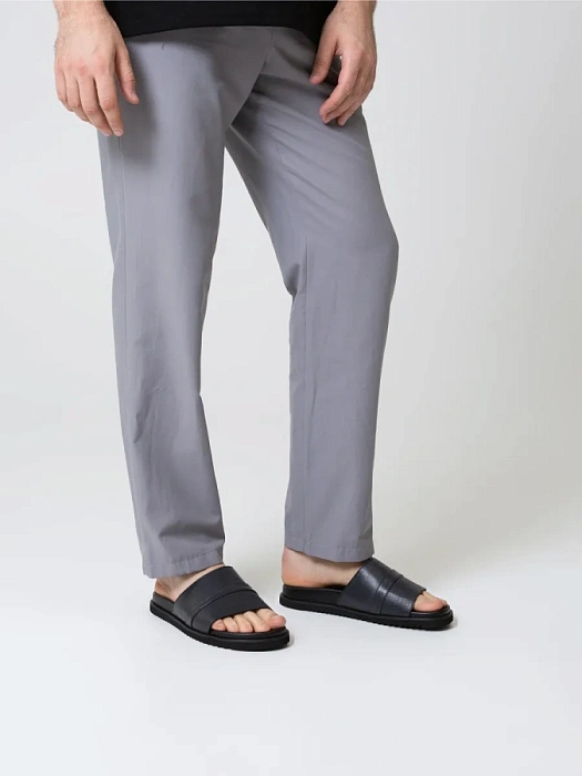 Мужские шлепанцы BRUNO RENZONI  серые, артикул TK702-7-H7