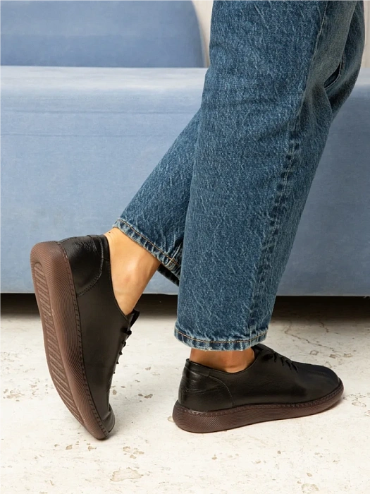 Женские туфли eObuv черные, артикул CTS23-BWLM3-101A