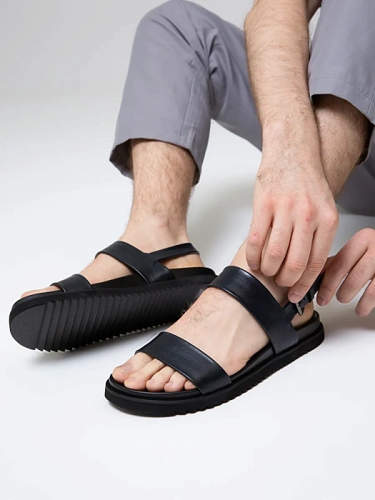 Мужские сандалии BRUNO RENZONI  синие, артикул TK909-8-H8