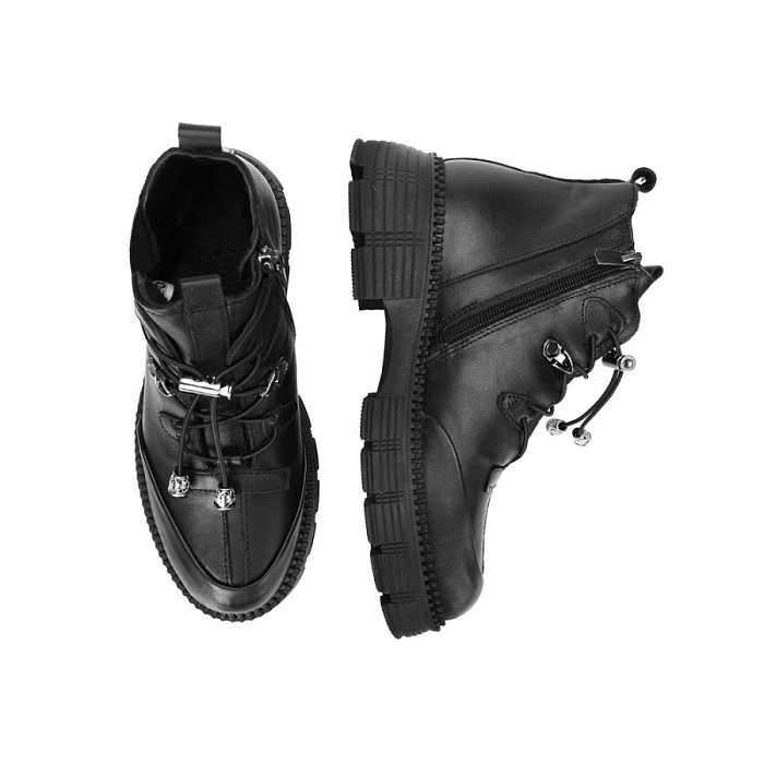 Женские ботинки basic eObuv черные, артикул 100375-PL-01