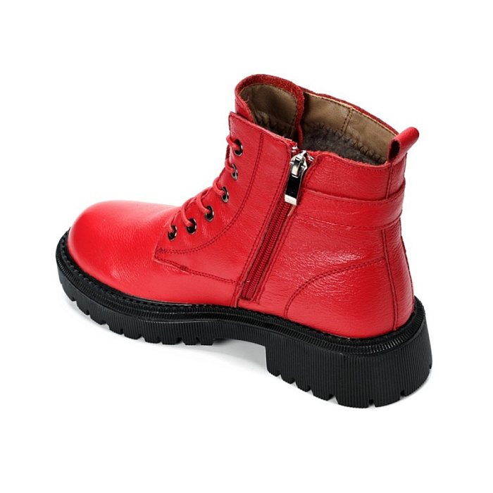Женские ботинки basic Donna Daniella  красные, артикул 32W10-4-107Z
