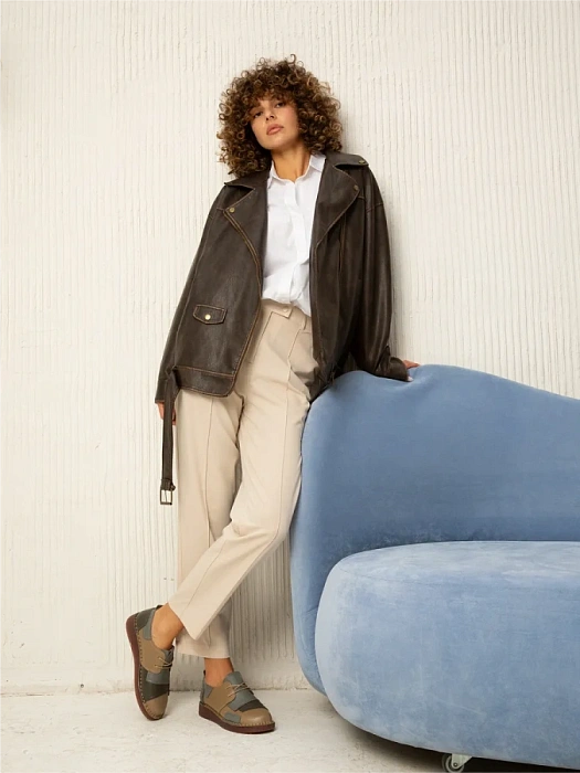 Женские туфли eObuv бежевые, артикул DB8370-3