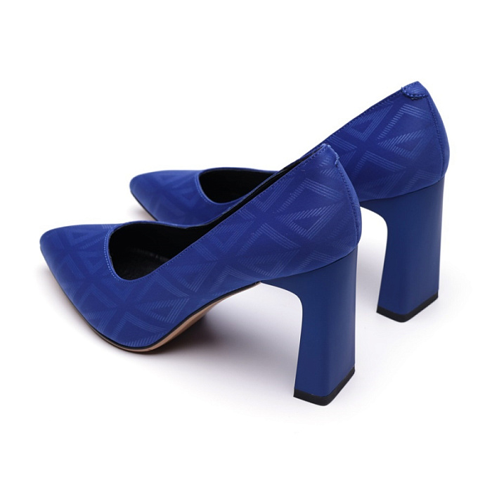 Женские туфли-лодочки FEDERICA RODARI синие, артикул 17E-H595-CT2-1