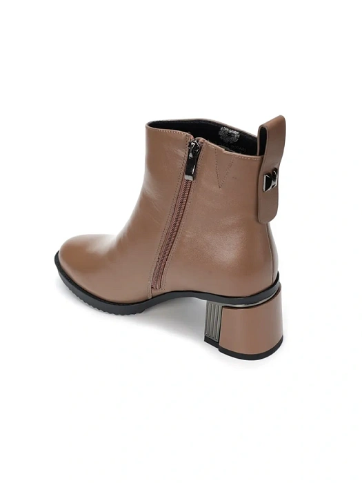 Женские ботильоны FEDERICA RODARI коричневые, артикул 7E-3H501-356