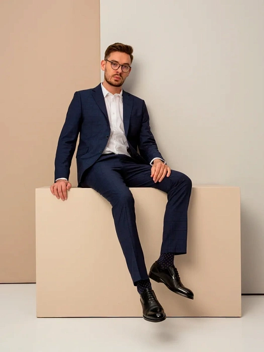 Мужские оксфорды BRUNO RENZONI  черные, артикул 5408A-910F-1