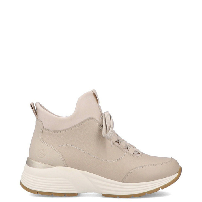 Женские ботинки basic REMONTE бежевые, артикул D6679-60