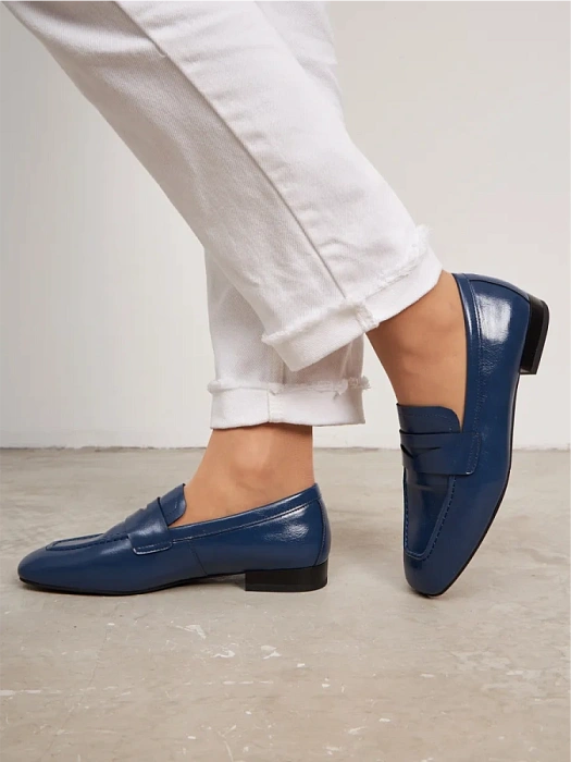 Женские туфли FEDERICA RODARI синие, артикул 4E-5136-202A-25W