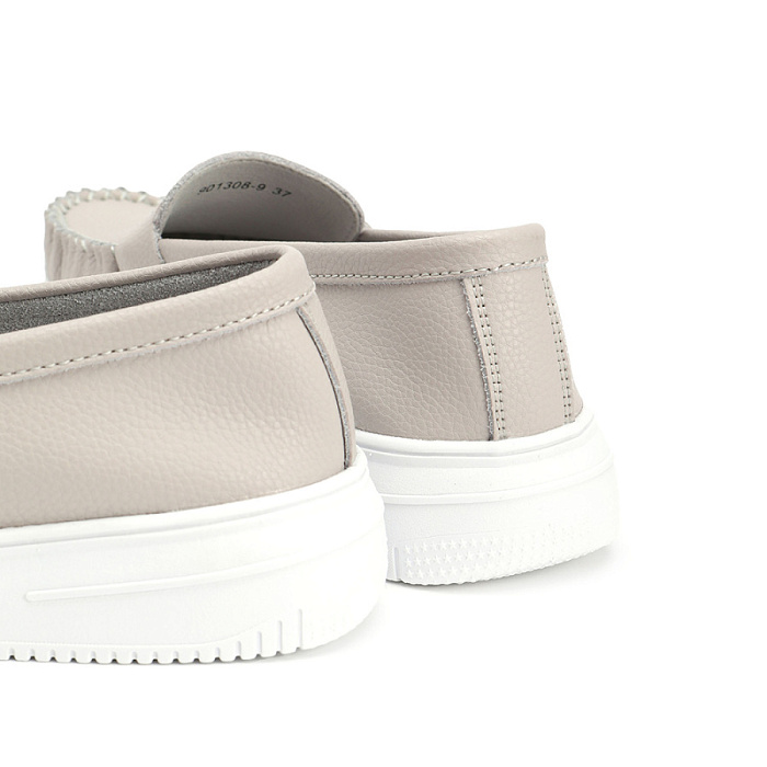 Женские мокасины eObuv серые, артикул 901308-9