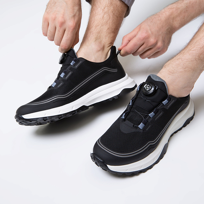 Мужские кроссовки BRUNO RENZONI  черные, артикул DQ81521-1