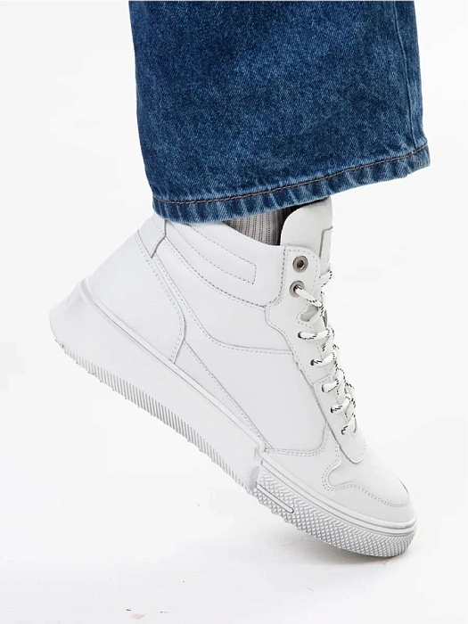 Мужские кеды STROBBS белые, артикул C9246-6