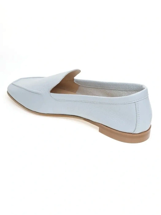 Женские лоферы FEDERICA RODARI голубые, артикул 738-18