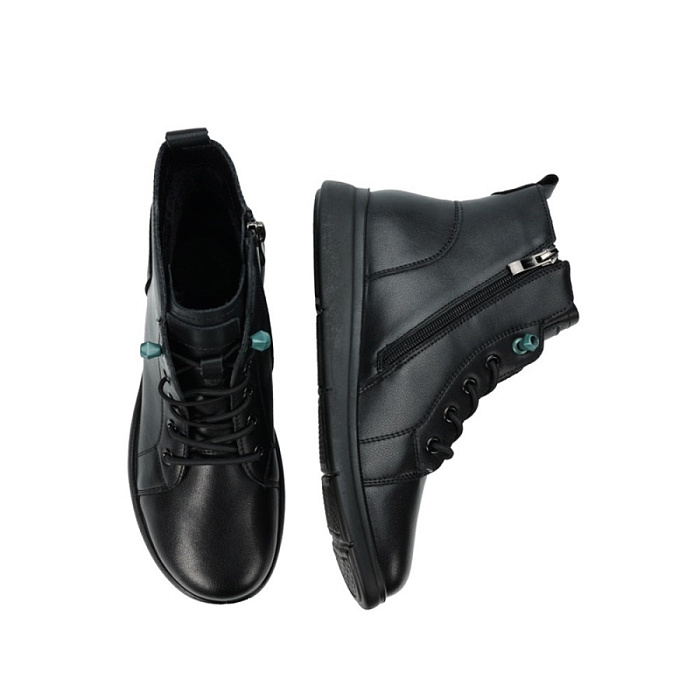 Женские ботинки basic Donna Daniella  черные, артикул AC087-010